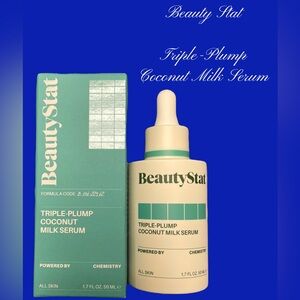 Triple-Plump Coconut Milk Serum in Mint Green and Cream